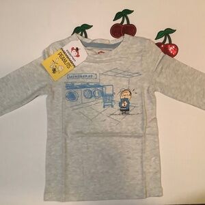 Appaman Peanuts Graphic Tee 2T - MSRP $39 NWT, Color: Cloud - Laundromat